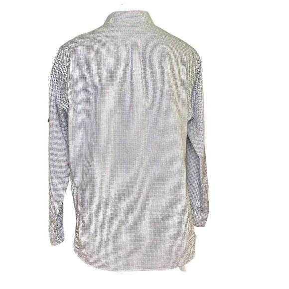 Ralph Lauren Mens Plaid Button Up Dress Shirt Size XL Blue Brown White Logo u - Picture 3 of 10